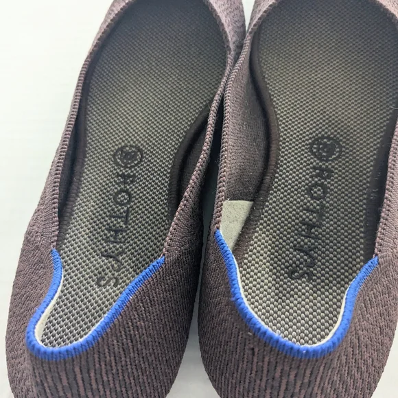 Rothy's Truffle Python  The Flats Size 10.5 - Picture 6 of 9